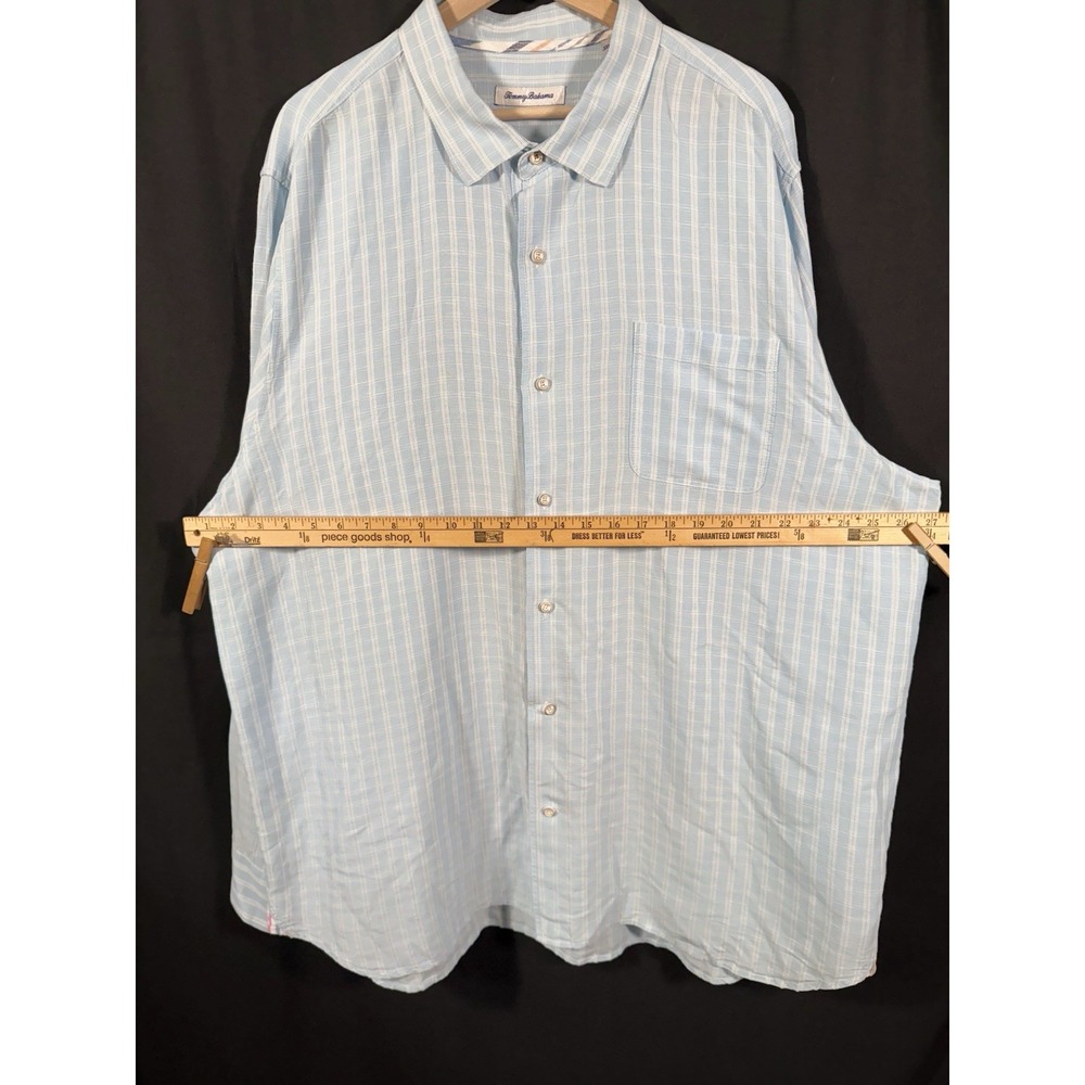 Tommy‎ Bahama Ventana Striped Linen Long Sleeve Flip Cuff Shirt Mens XXXLT - Picture 10 of 13